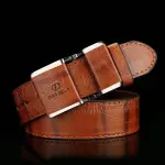 KCM-2024 New Men's Belt Korean Fashion Smooth Buckle Business Casual Belt Fashion Young Men's Trouser Designer Luxury Brand Belts