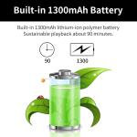 KCM-LED YG320 Built-in Battery Version HDMI-compatible USB TF AV Mini Projector Home Media HD Video Player