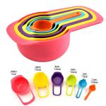 KCM-6pcs/set Creative Silicone Measuring Spoon Measuring Ladle Baking Cooking Kitchen Coffee Tools with Scale Kitchen Tools