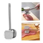 KCM-1PC Meat Tenderizer Hammer Two Sides Loose Meat Mallet Tool for Pounding Beef Steak Stainless Steel Meat Hammer Kitchen Tool
