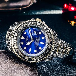 2022 New Water Ghost Suit Quartz Watch Waterproof Simple Fashion Trend Luminous Foreign Trade Watch Men's