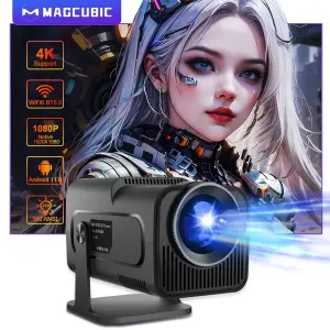 Magcubic 4K Android 11 Projector Native 1080P 390ANSI HY320 Dual Wifi6 BT5.0 1920*1080P Cinema portable Projetor upgrated HY300